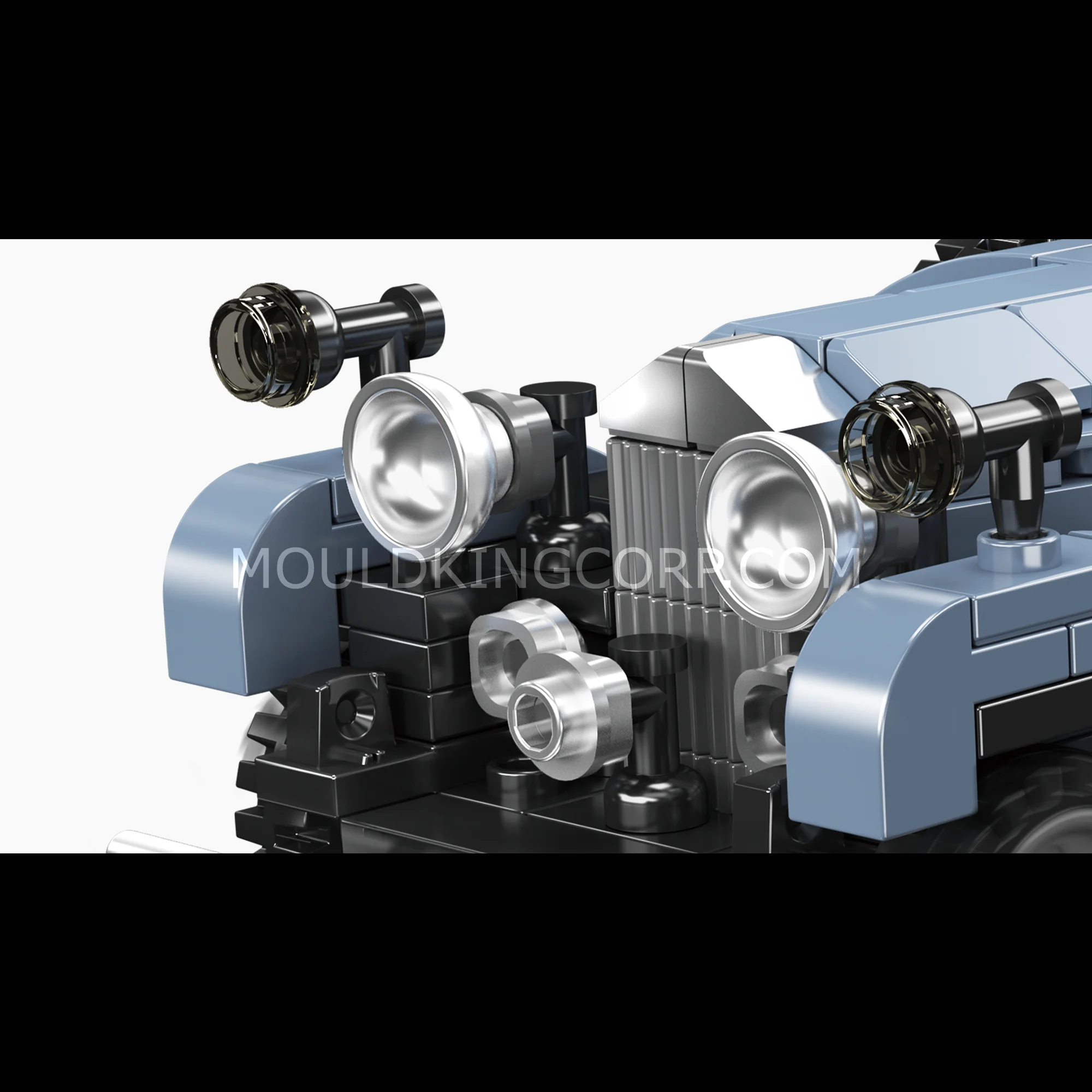 Mould King 27104 Phantom III Vintage Luxury Car Building Set | 320 Pcs - Image 3
