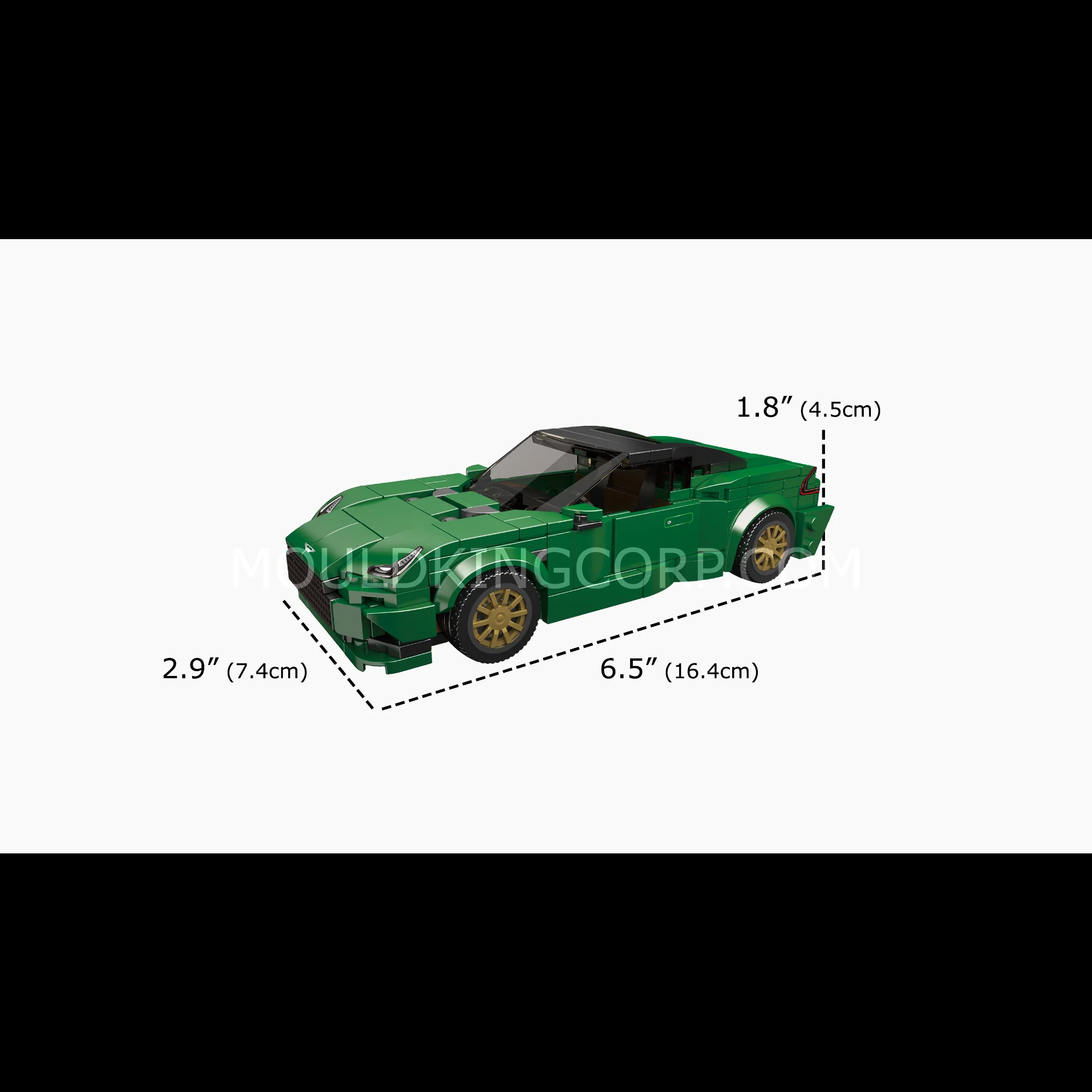 Mould King 27113 Martin DB12 Car Model Building Set | 375 Pcs - Image 6