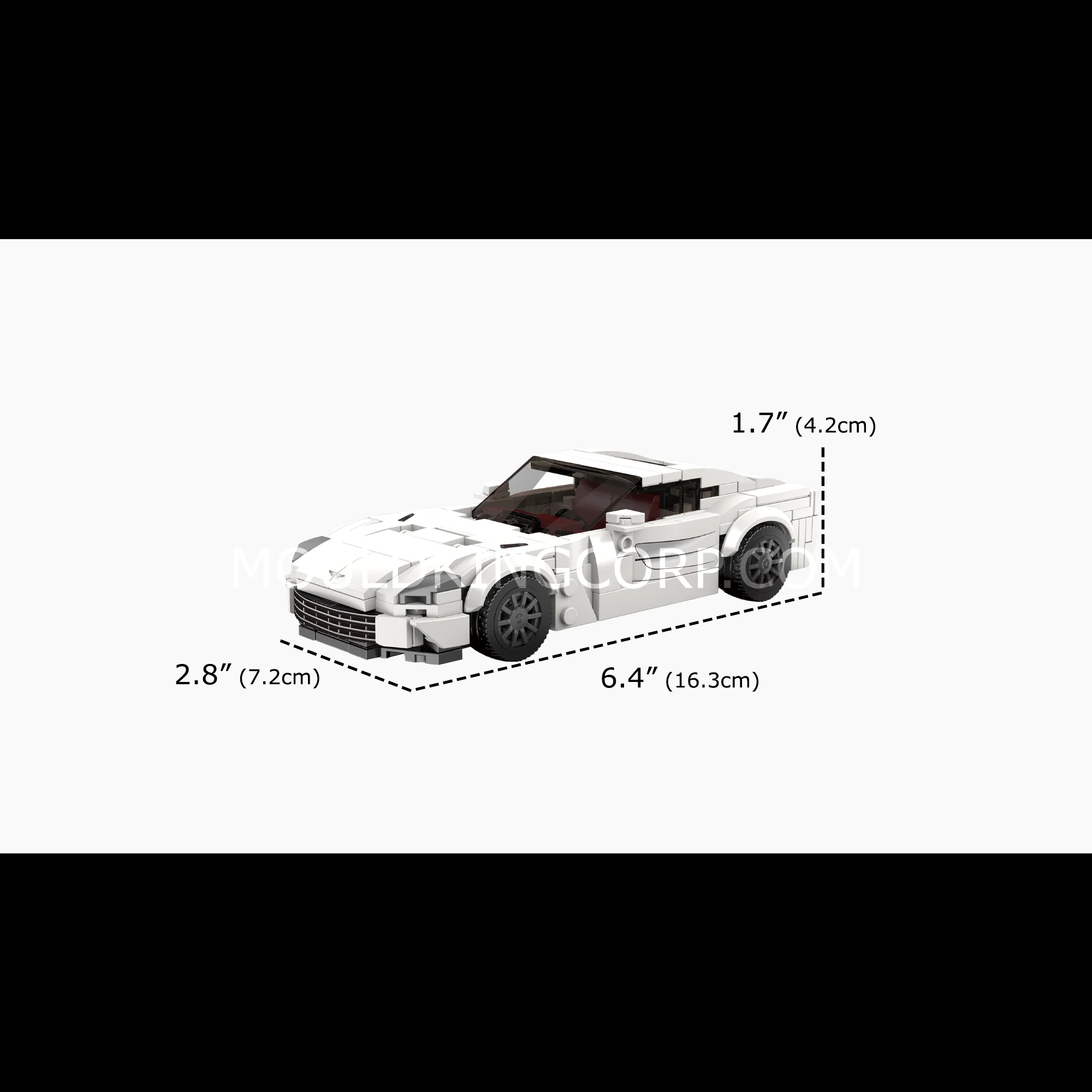 Mould King 27114 Martin One-77 Car Model Building Set | 334 Pcs - Image 6