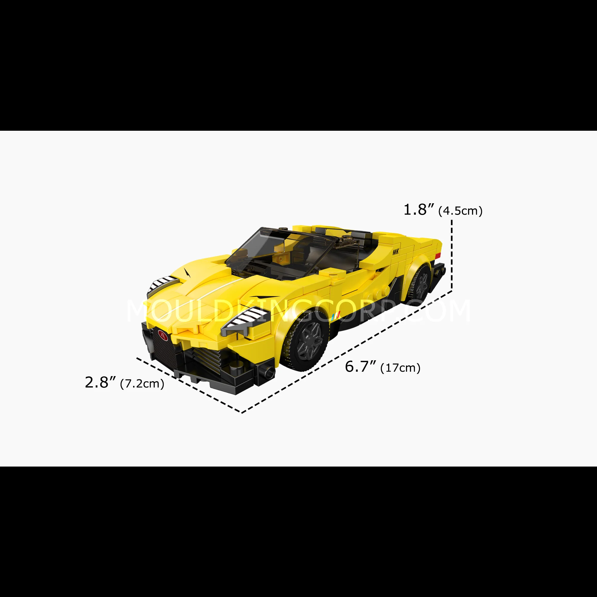 Mould King 27117 W16 Mistral Supercar Building Set | 376 Pcs - Image 6