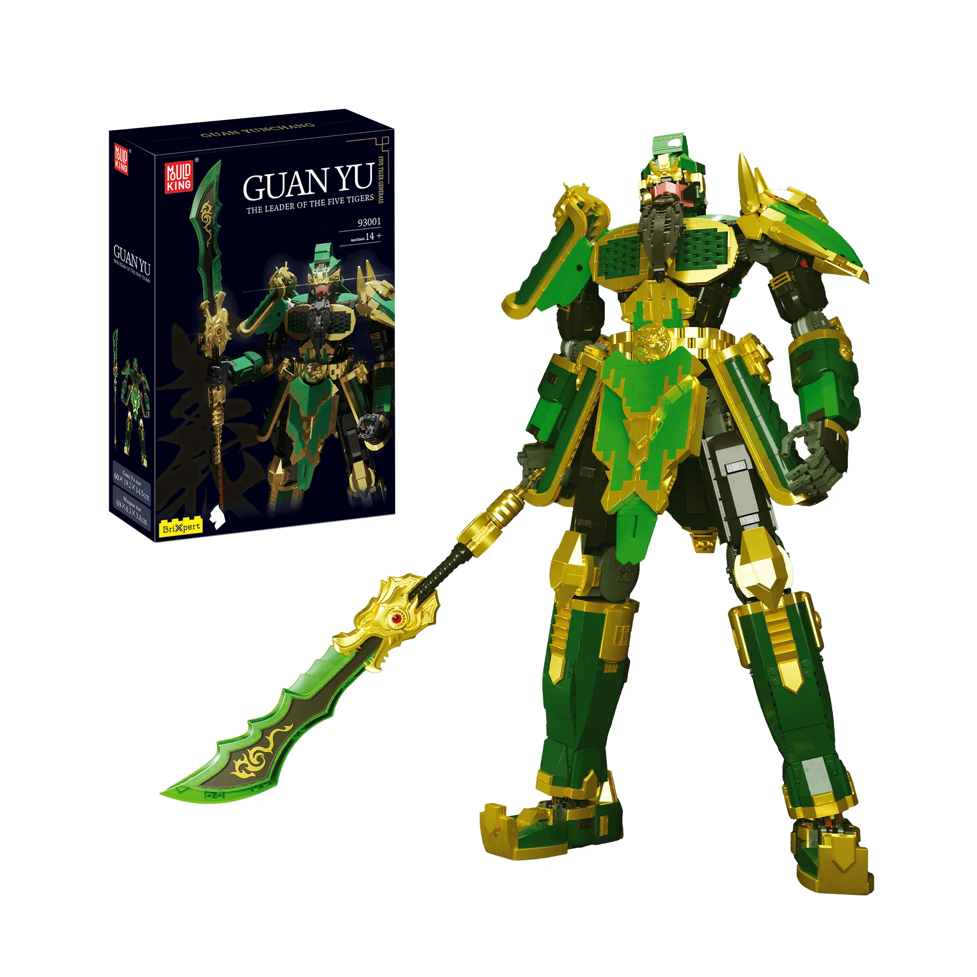 Mould King 93001 Guan Yu Legendary General Building Set