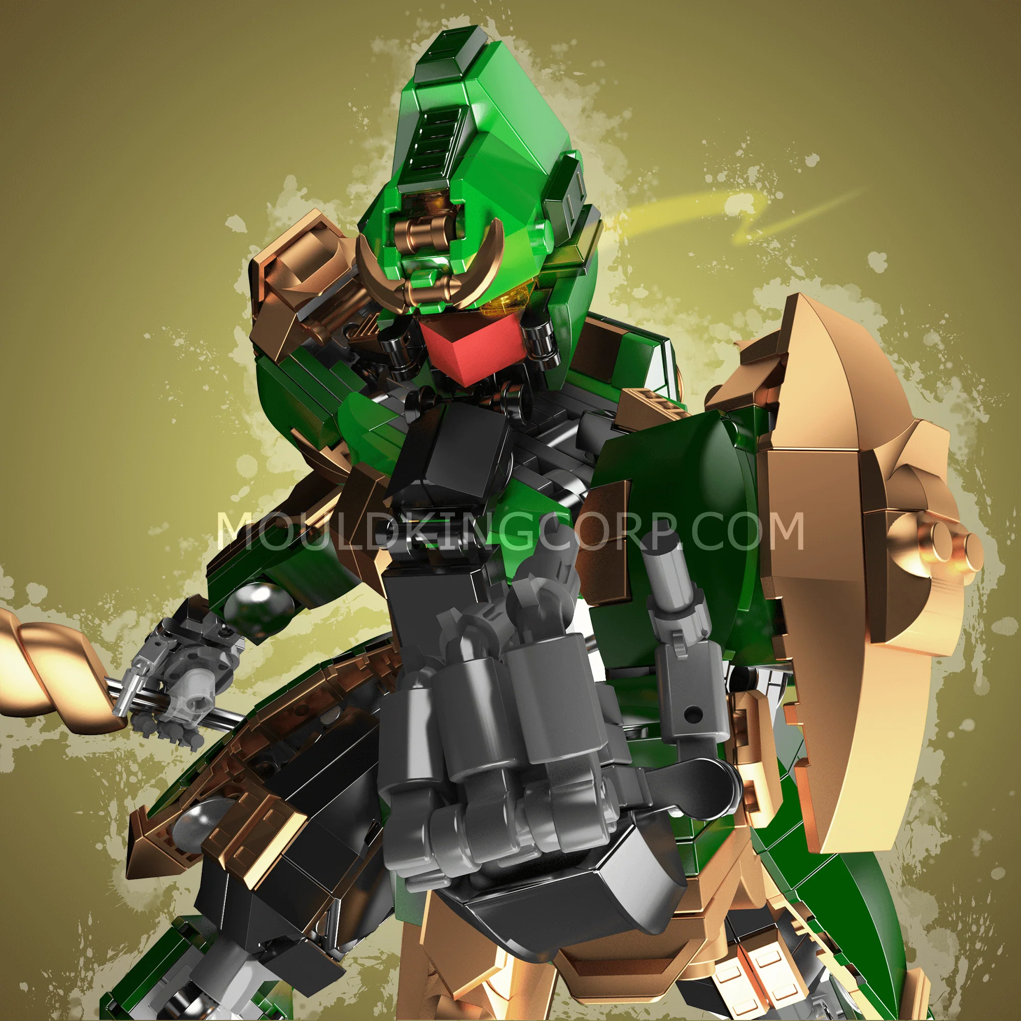 MOULD KING 93002 Legendary General Guan Yu Building Set | 744 PCS - Image 3