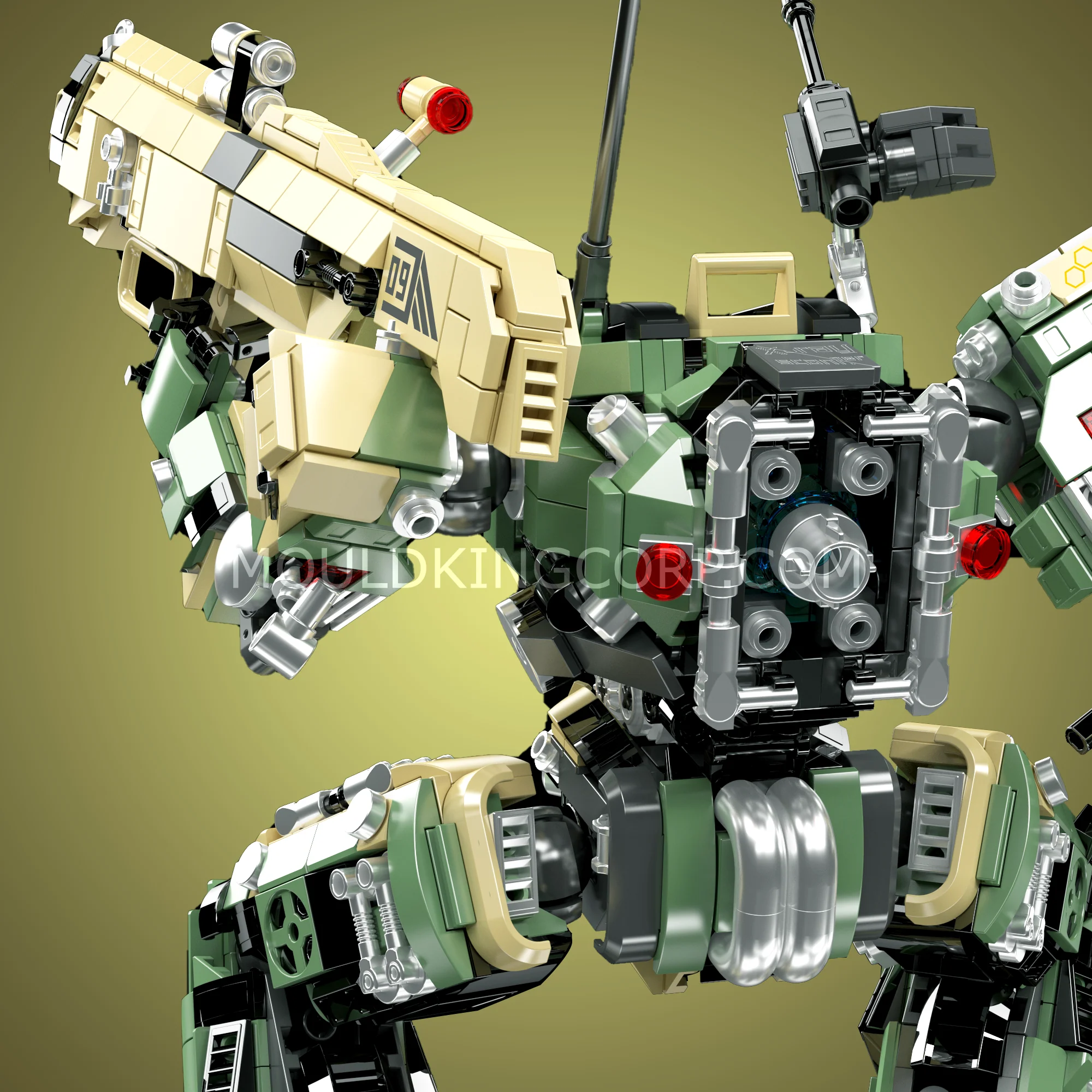 Mould King 93010 Heavy Combat Mecha Buillding Set | 2,050 Pcs - Image 3