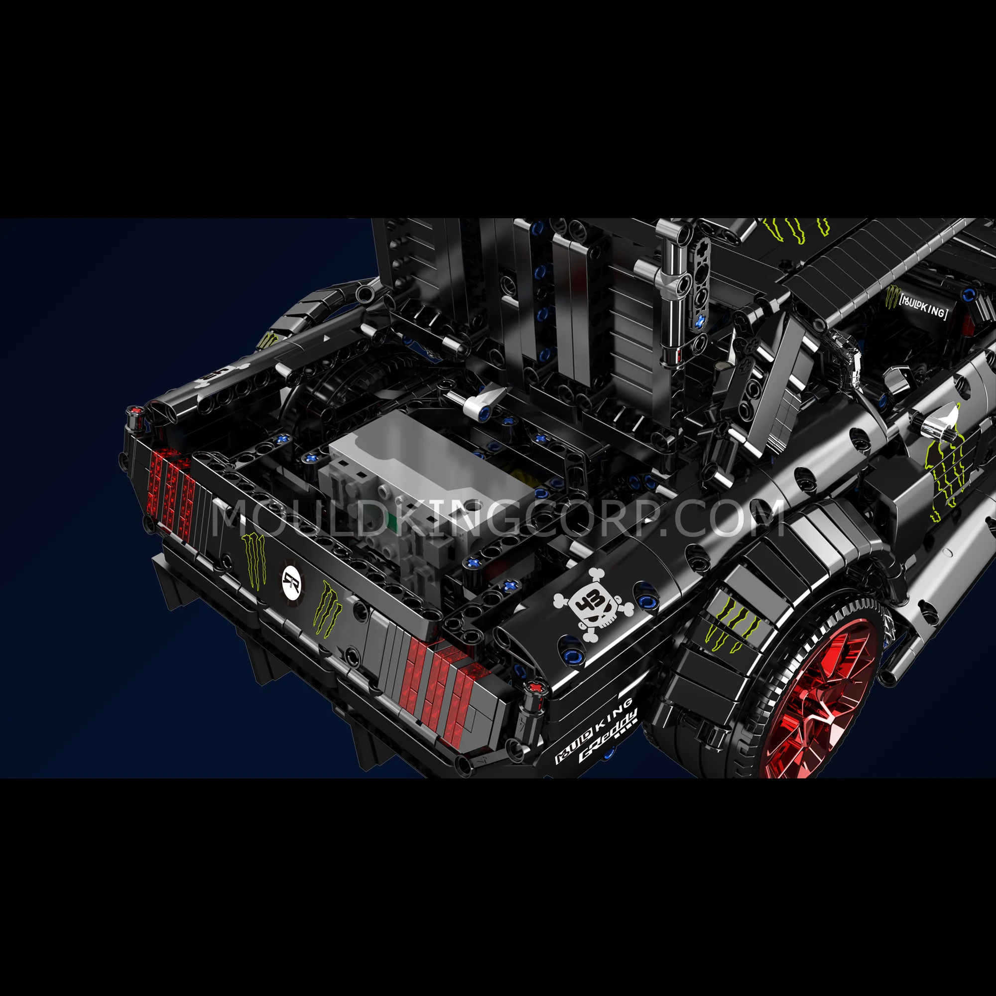 Mould King 13108S Mustang 1,400BHP Remote Controlled Sports Car Model Building Set | 3,201 - Image 5
