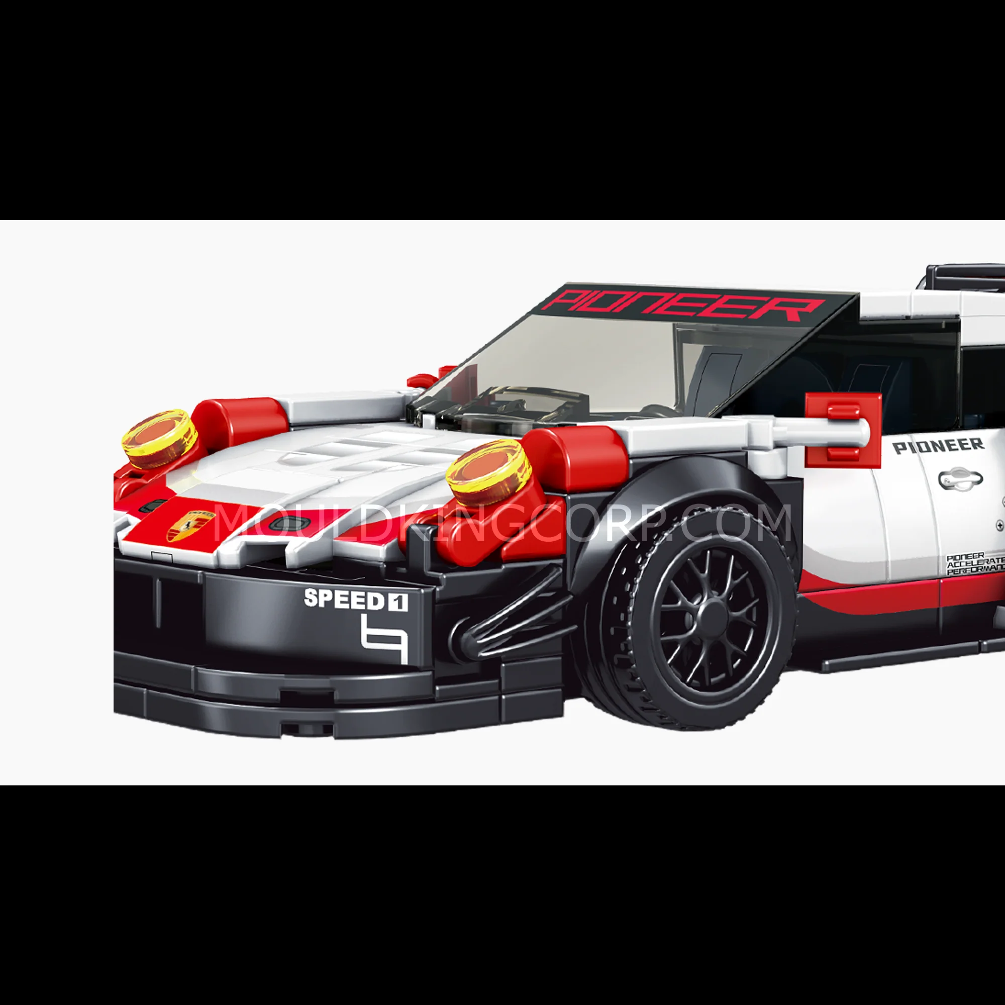 Mould King 27010 Pr 911 Sports Car Model Building Set | 349 PCS - Image 4