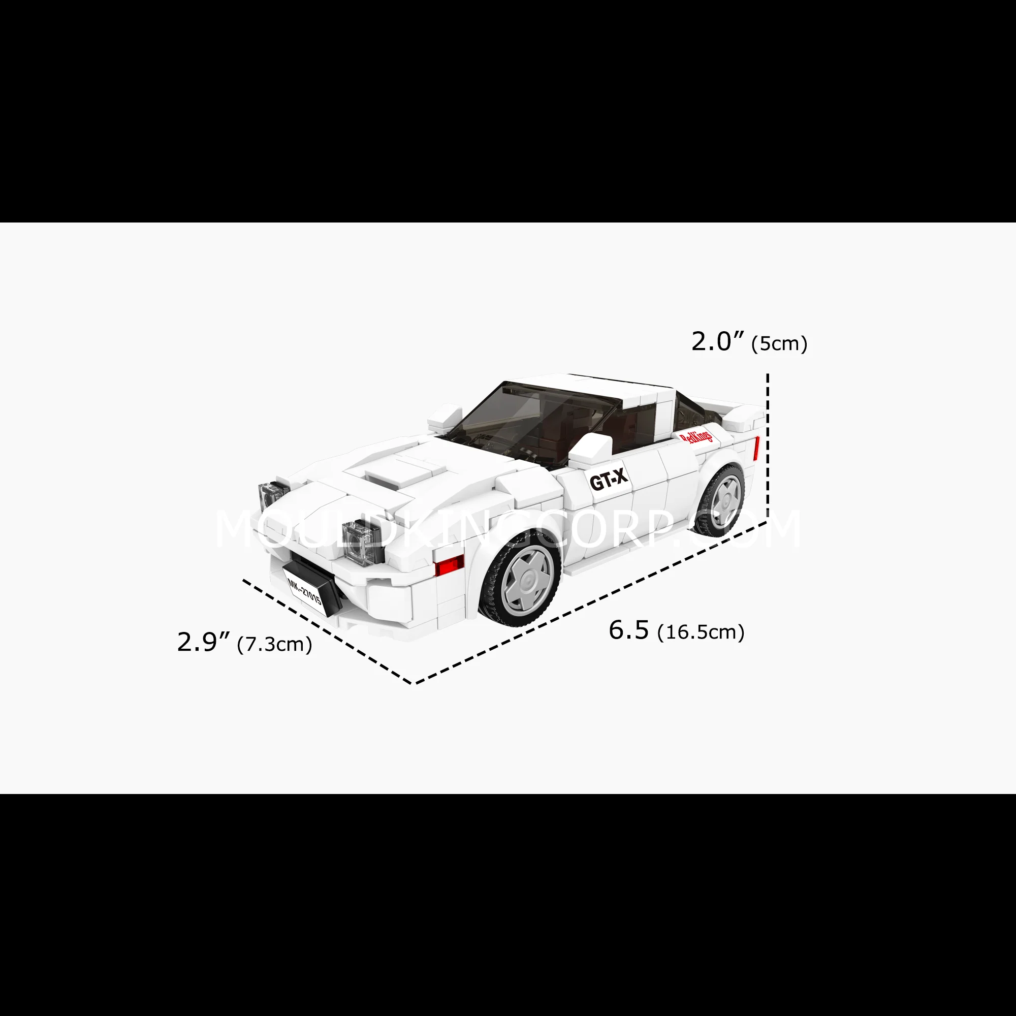 Mould King 27015 RX7 FC35 Car Model Building Set | 369 PCS - Image 6