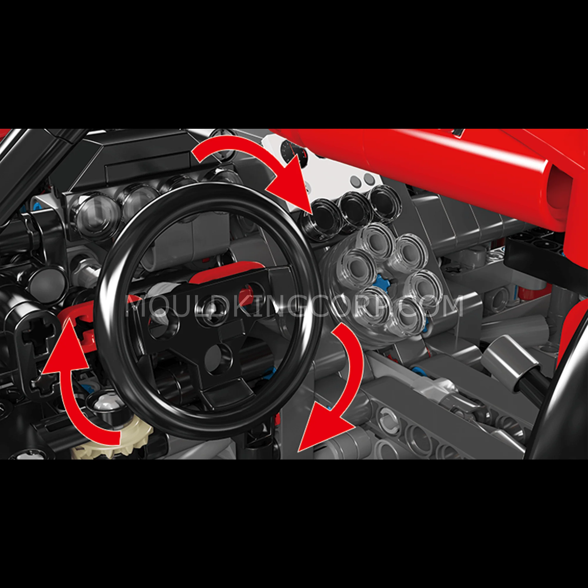 Mould King 13121 Regera R Hypercar Remote Controlled Model Building Set | 3,063 PCS - Image 2