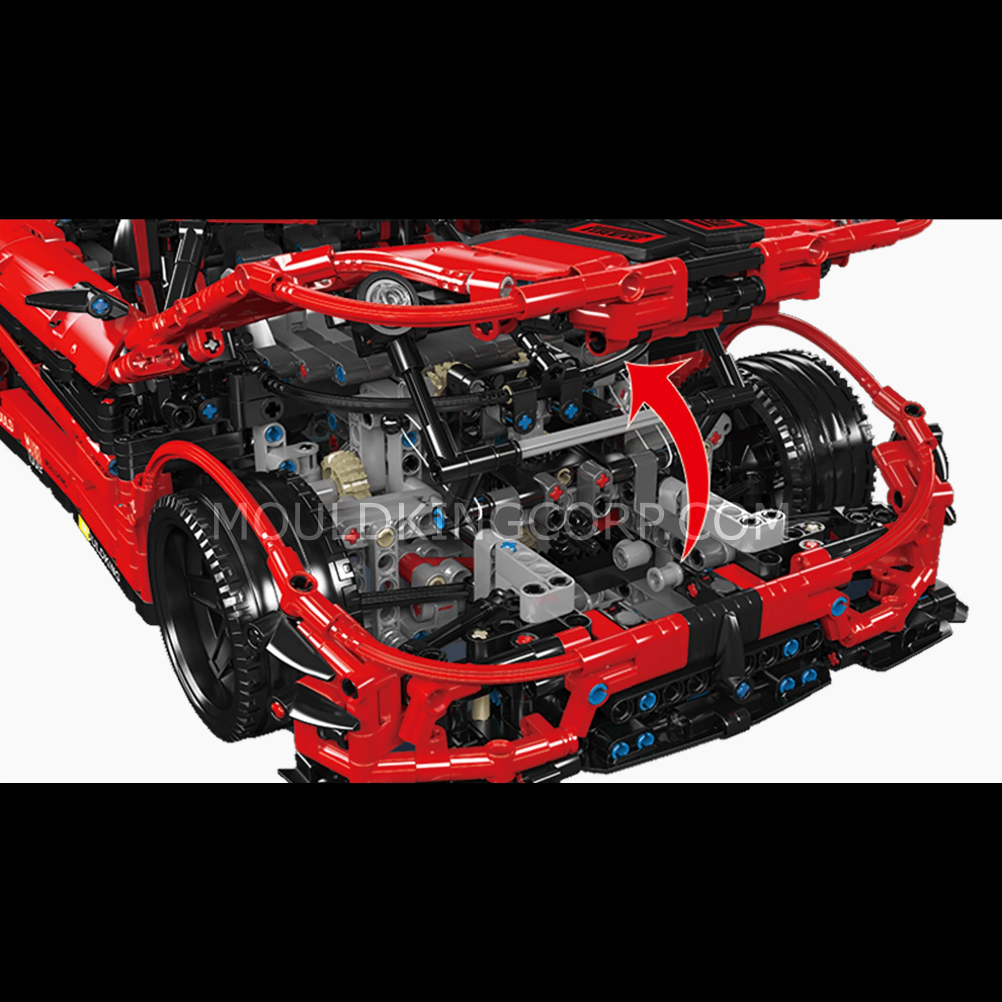 Mould King 13121 Regera R Hypercar Remote Controlled Model Building Set | 3,063 PCS - Image 3