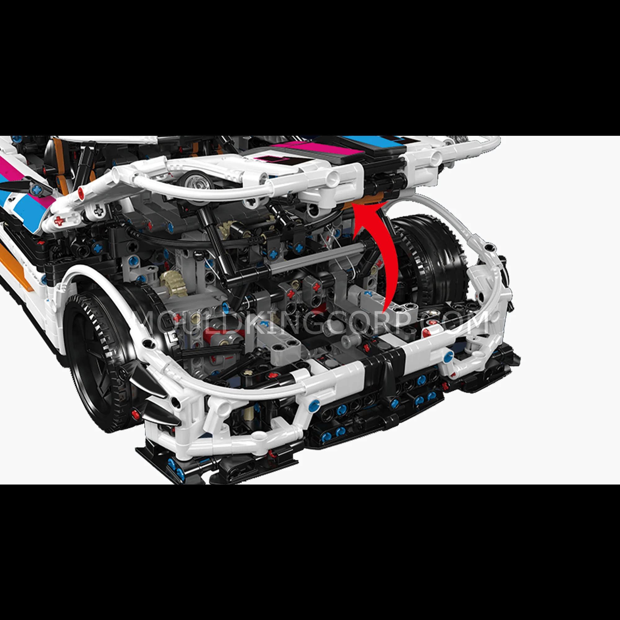Mould King 13120S Regera Hypercar Remote Controlled Model Building Set | 3,063 PCS - Image 2