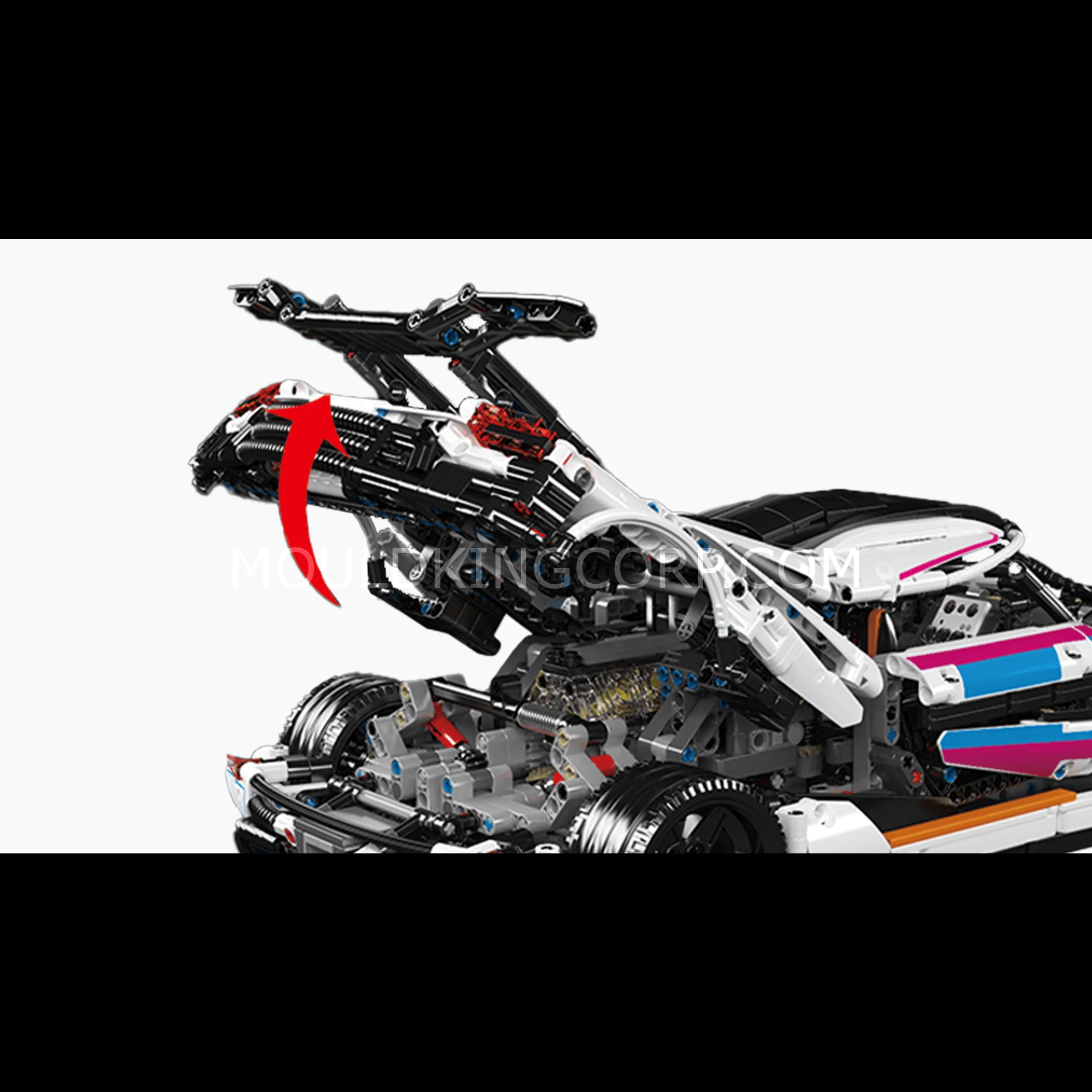 Mould King 13120S Regera Hypercar Remote Controlled Model Building Set | 3,063 PCS - Image 5