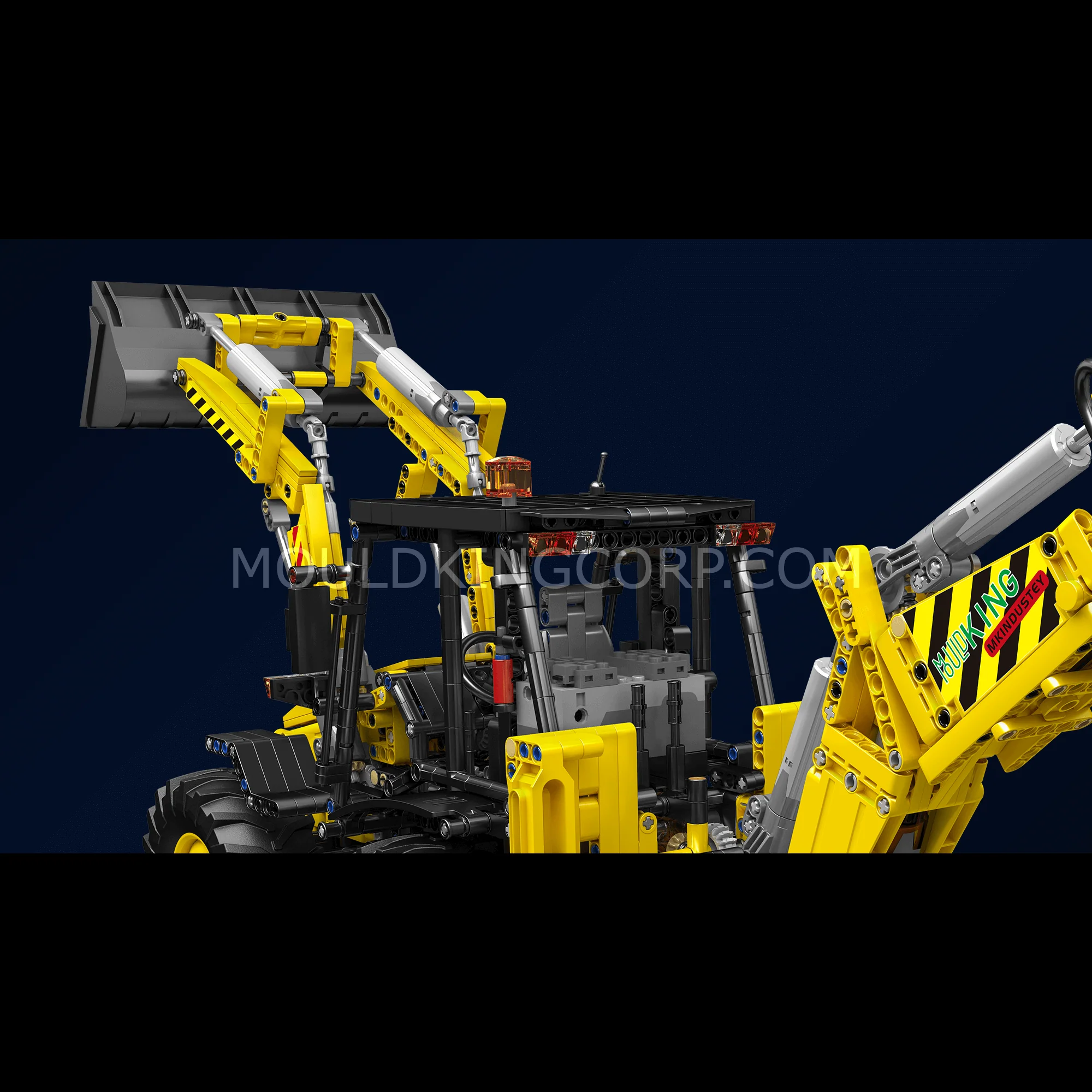 Mould King 17036 Backhoe Loader Remote Controlled Building Set | 2,239 PCS - Image 5