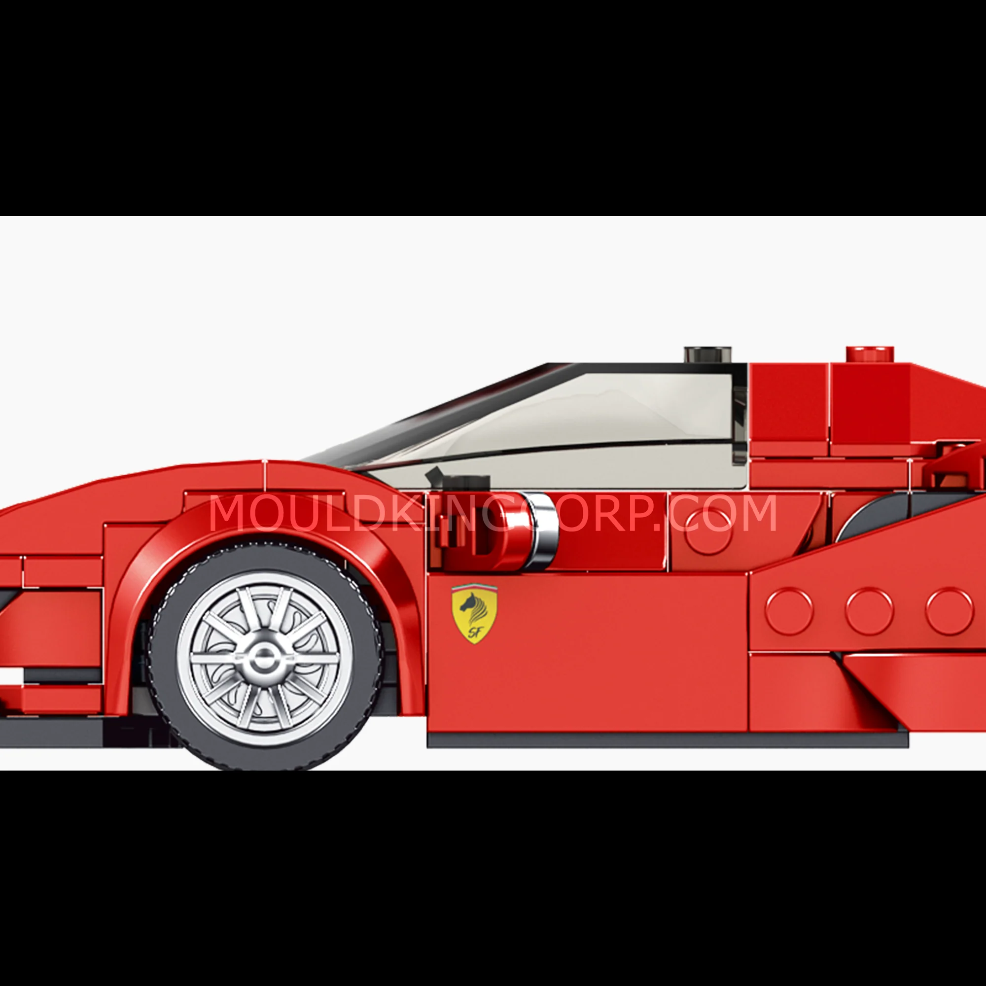 Mould King 27006 The 488 GTB Mini Sports Car Building Set | 329 PCS - Image 3