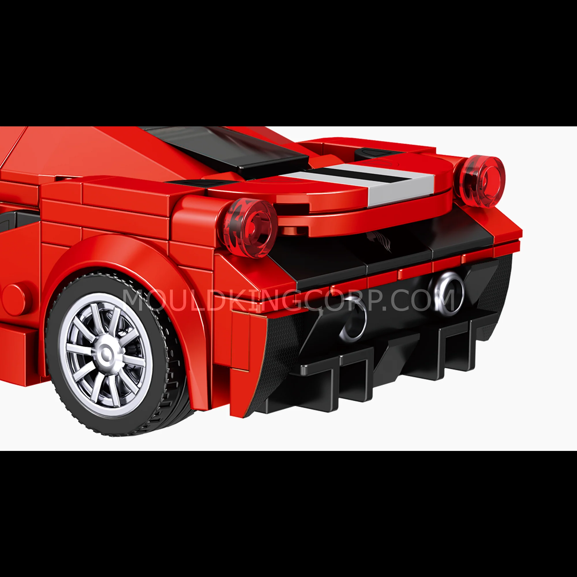 Mould King 27006 The 488 GTB Mini Sports Car Building Set | 329 PCS - Image 5