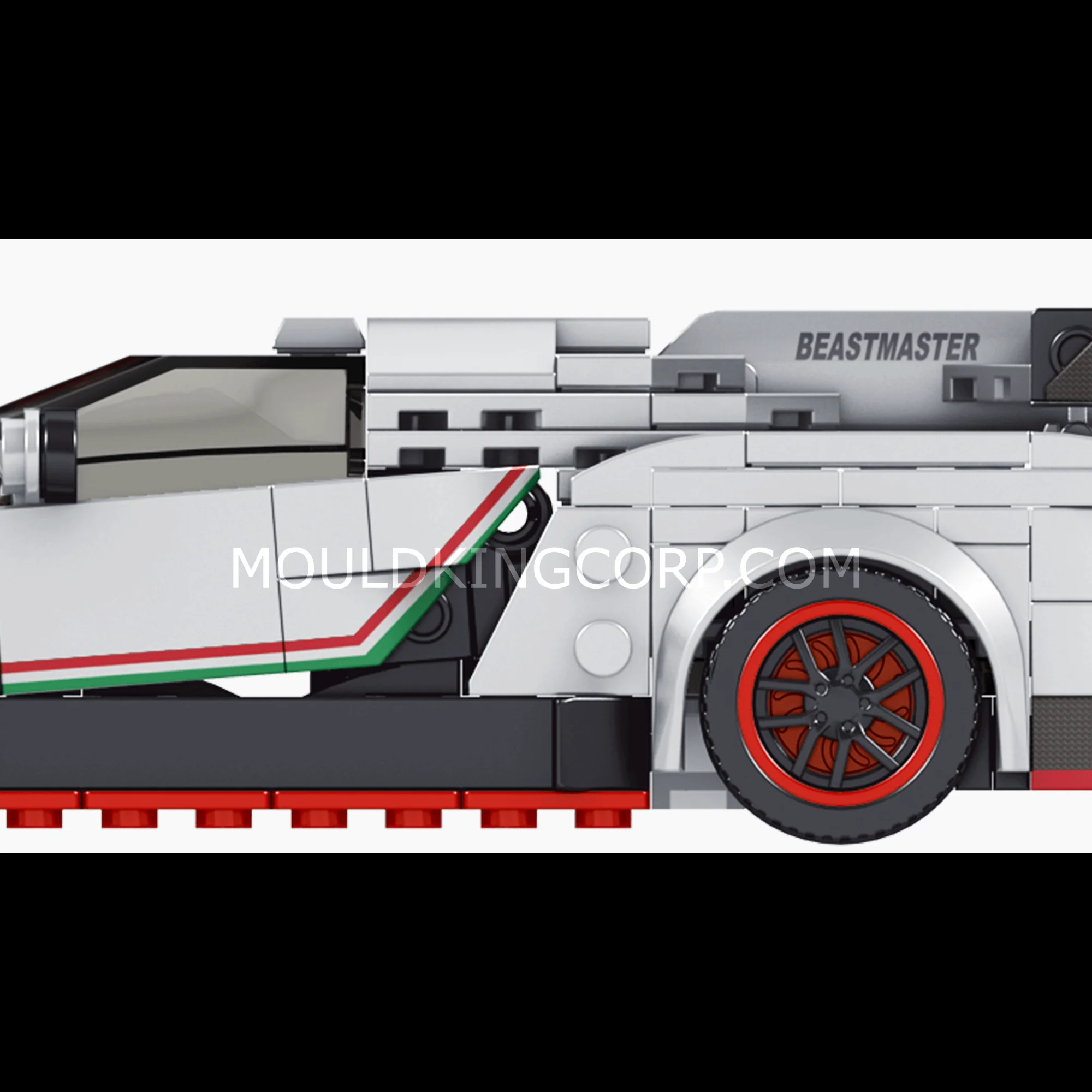 Mould King 27007 The Veneno Mini Sports Car Building Set | 398 PCS - Image 4