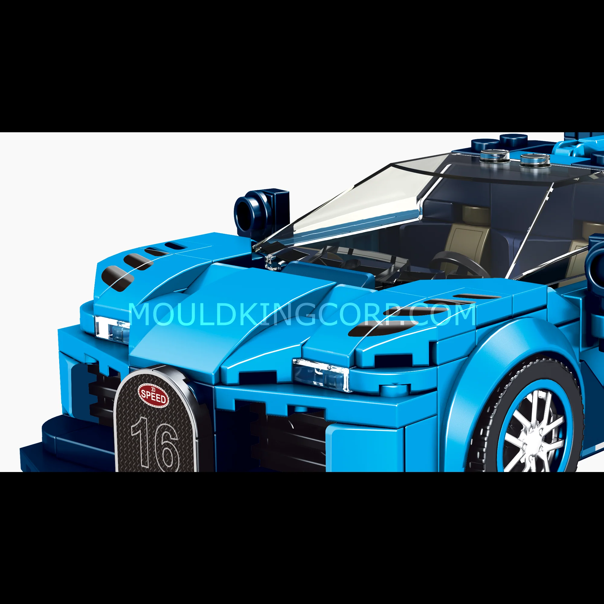 Mould King 27001 The Vision GT Mini Sports Car Building Set | 336 PCS - Image 4