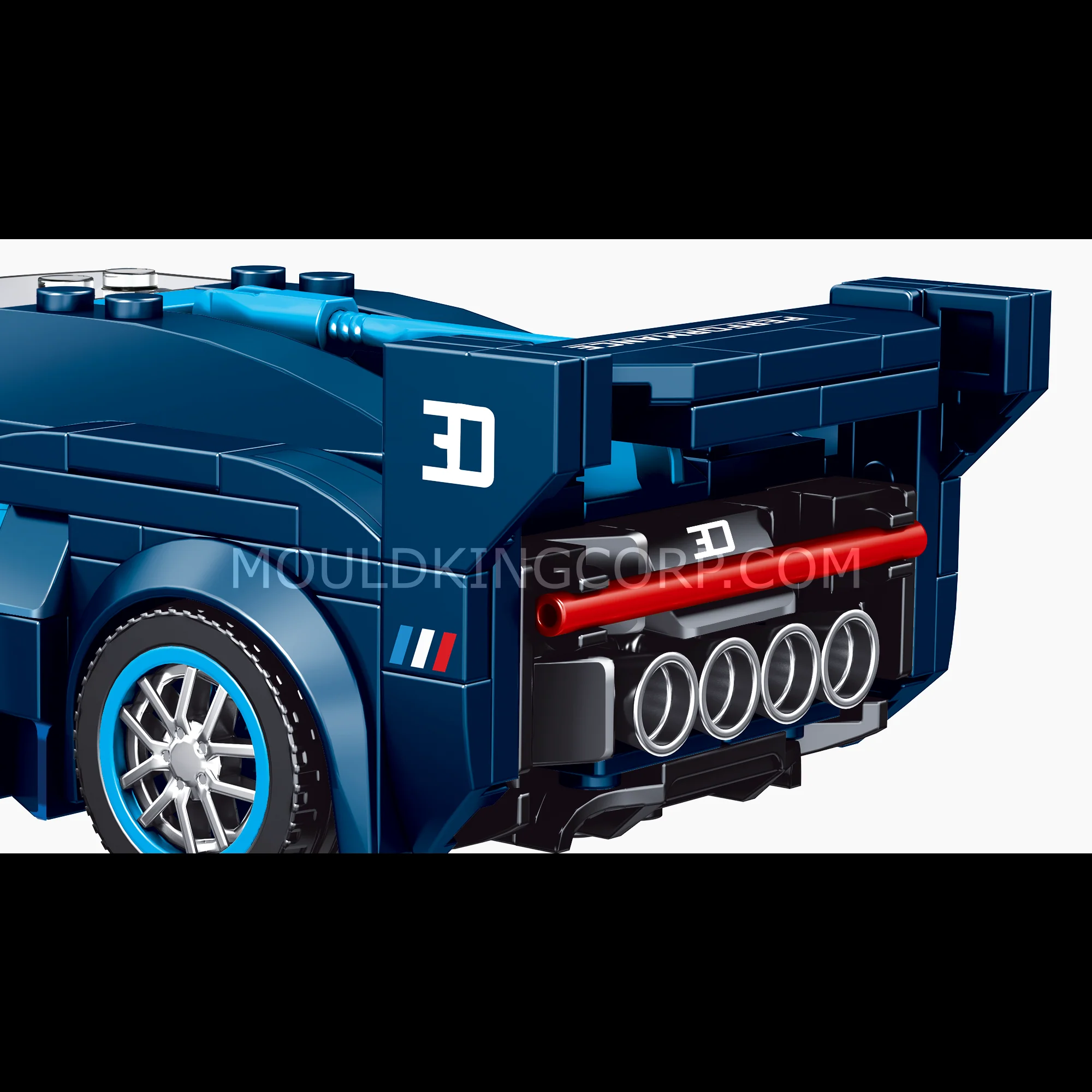 Mould King 27001 The Vision GT Mini Sports Car Building Set | 336 PCS - Image 5