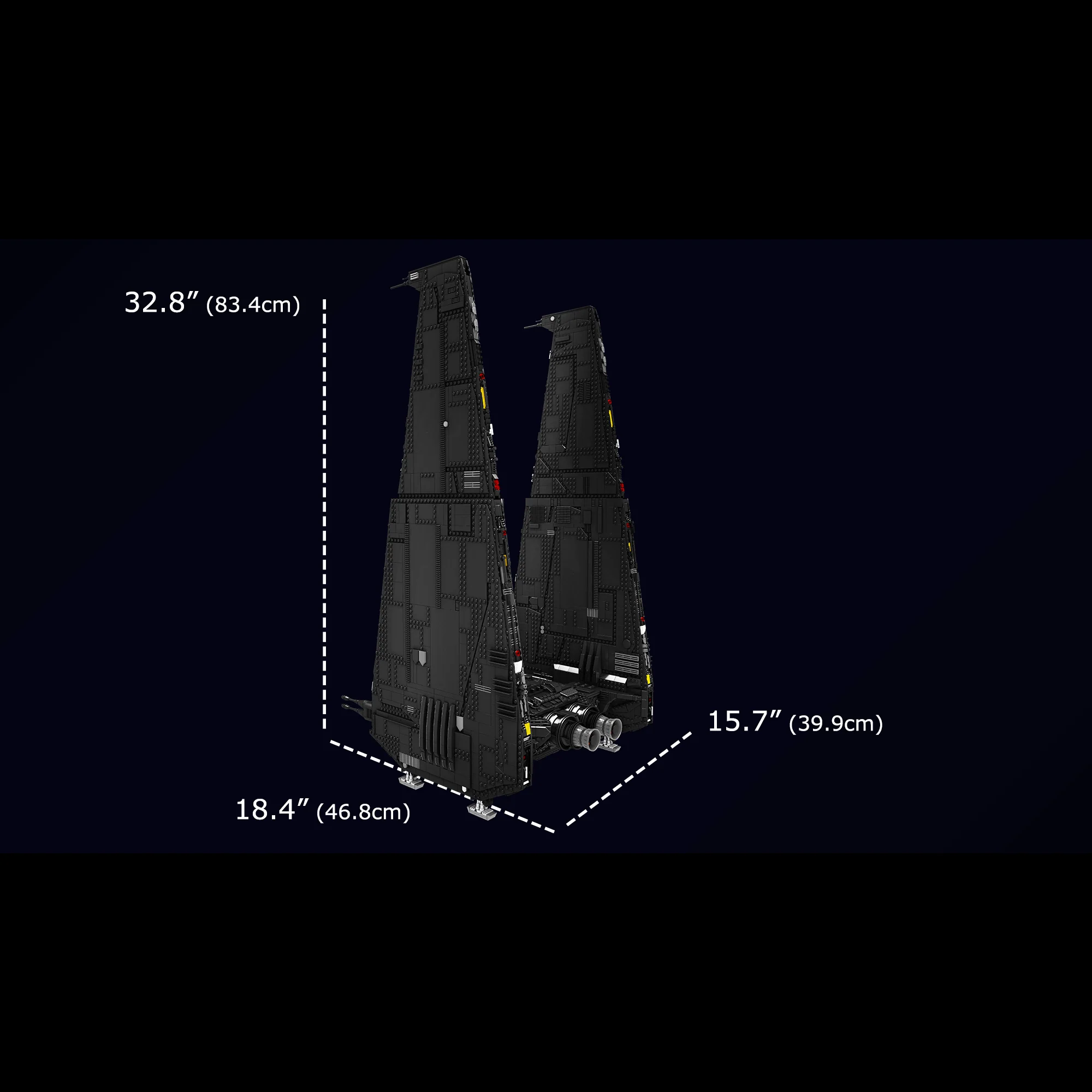 Mould King 21011 Upsilon Command Shuttle Building Set | 6,860 PCS - Image 6