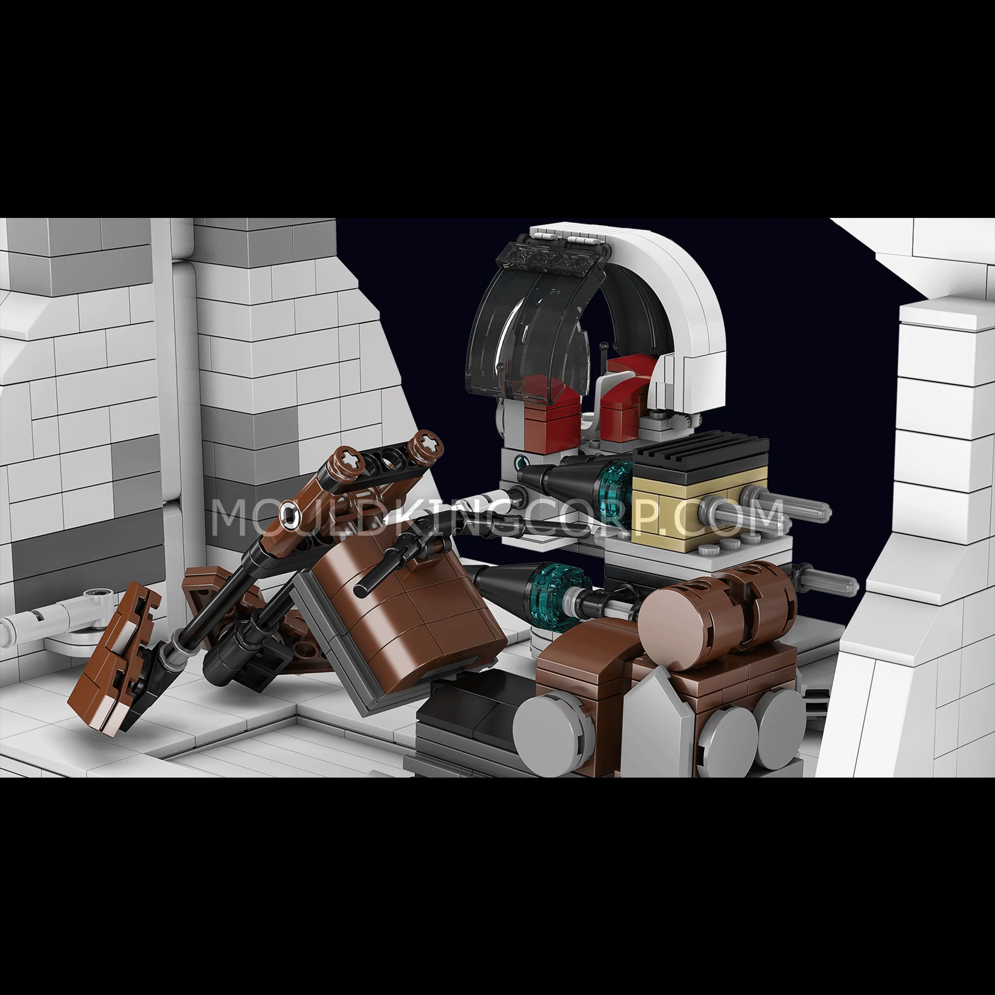 Mould King 21066 UCS Republic lAAT-I Gunship Building Set | 8,039 PCS - Image 4