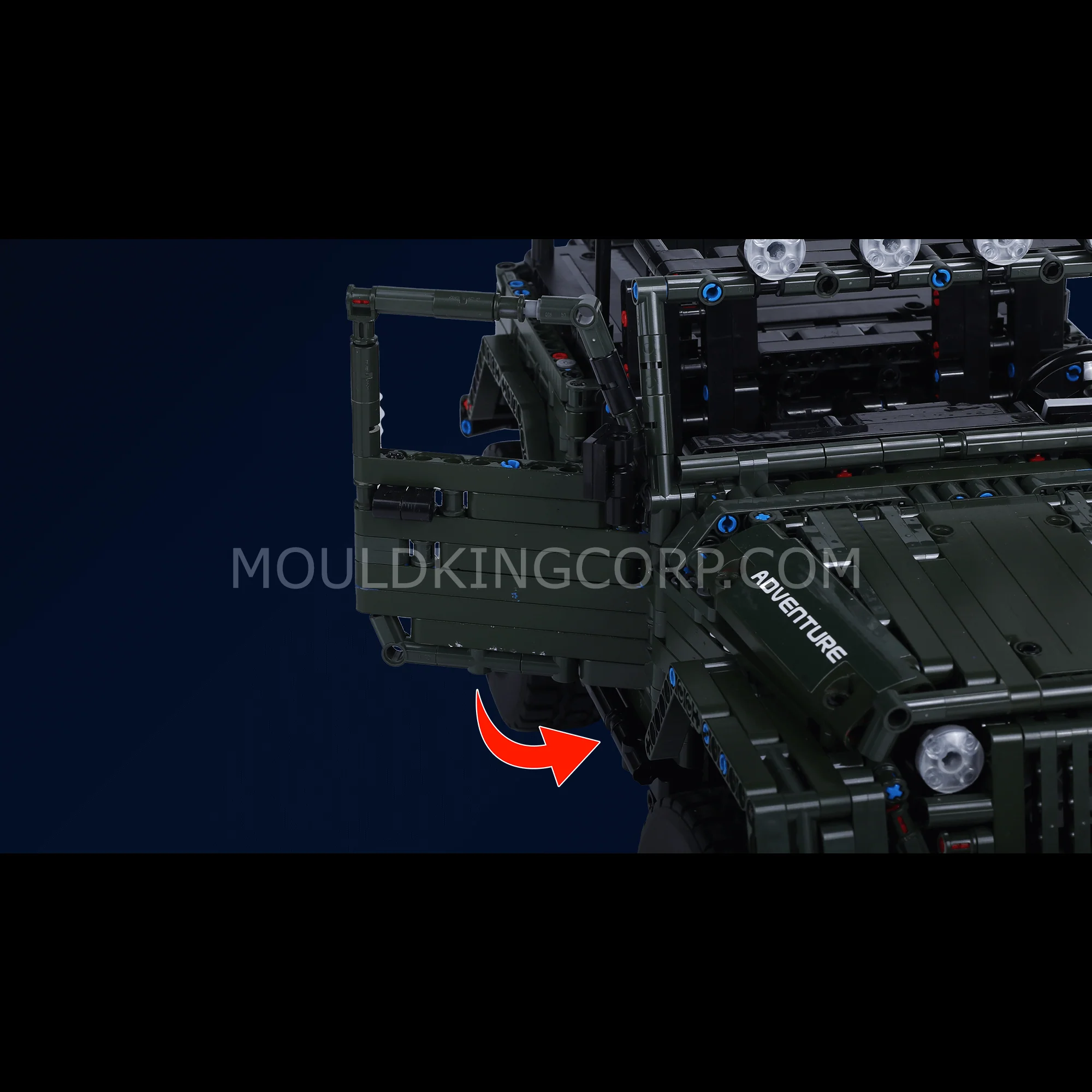 Mould King 13124 Wrangler Remote Controlled Building Set | 2,096 PCS - Image 3